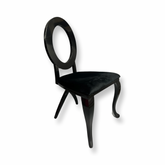 Oval Dining Chair - Black RENTAL
